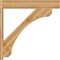 Ekena Millwork Legacy Block Rough Sawn Outlooker, Western Red Cedar, 8"W x 46"D x 46"H OUT08X46X46LEC05RWR - alternate 2